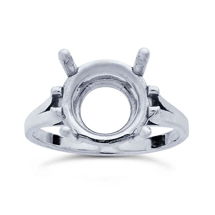 Sterling Silver ReadySet™ Round Ring Mounting RioGrande