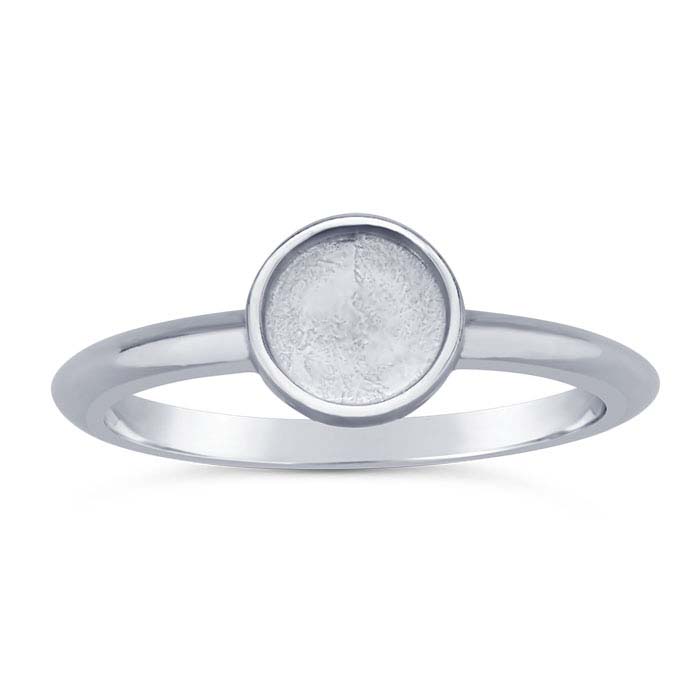 Ring Cawan Sterling Silver Round Cabochon Ring Mounting - RioGrande