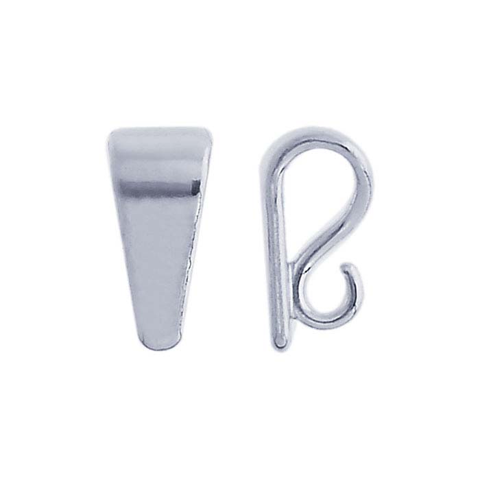 Sterling Silver Pendant Bail with Hidden Loop - RioGrande