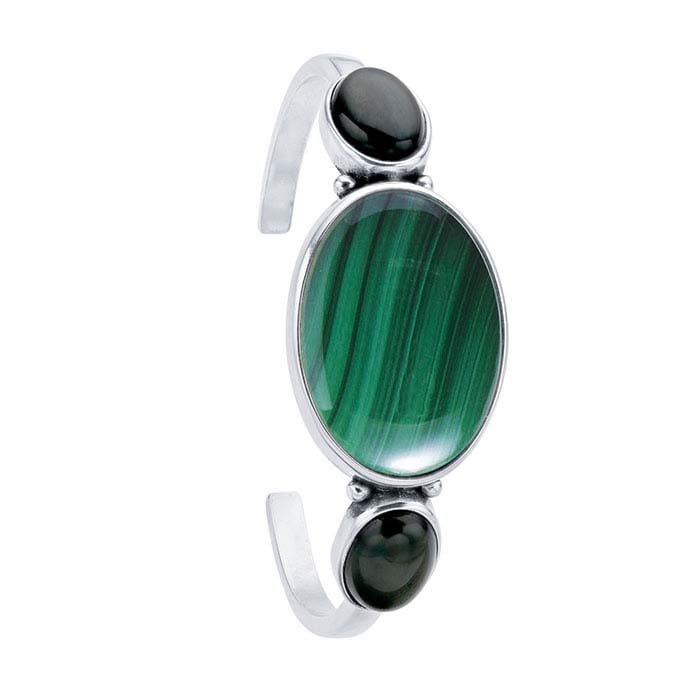 Touchstone* Galivanter Silver Cuff Bracelet