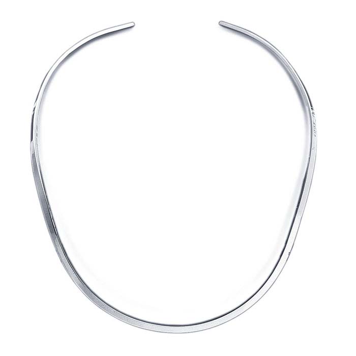 Sterling Silver 2.7mm FlatWire Neck Ring RioGrande